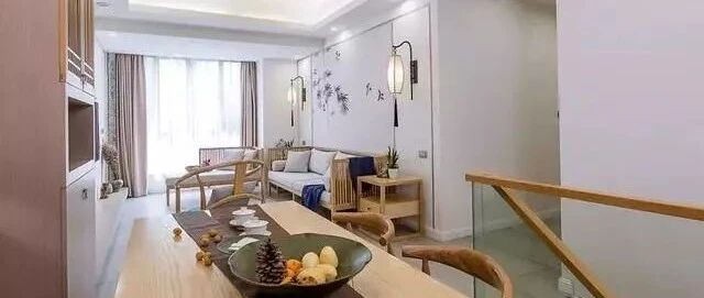 187㎡复式实景案例，有中式韵味，却也清新雅致