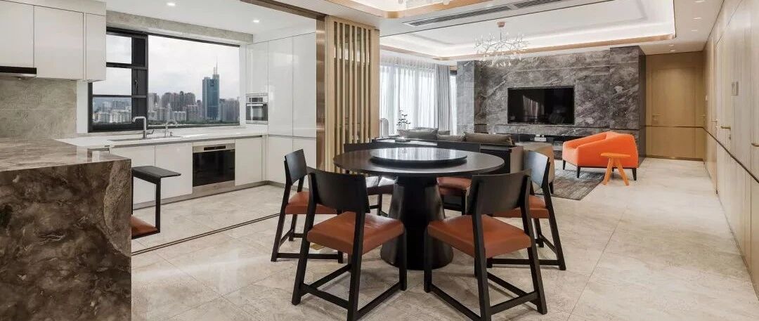 186平的轻奢风大宅，大气的横厅格局，亲戚赖着不走了