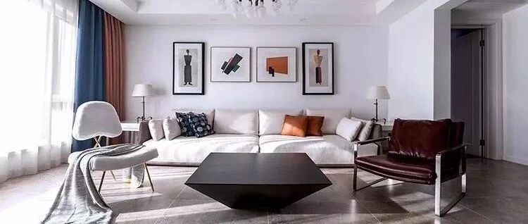 190㎡现代简约，暖灰色地砖，这效果我喜欢！