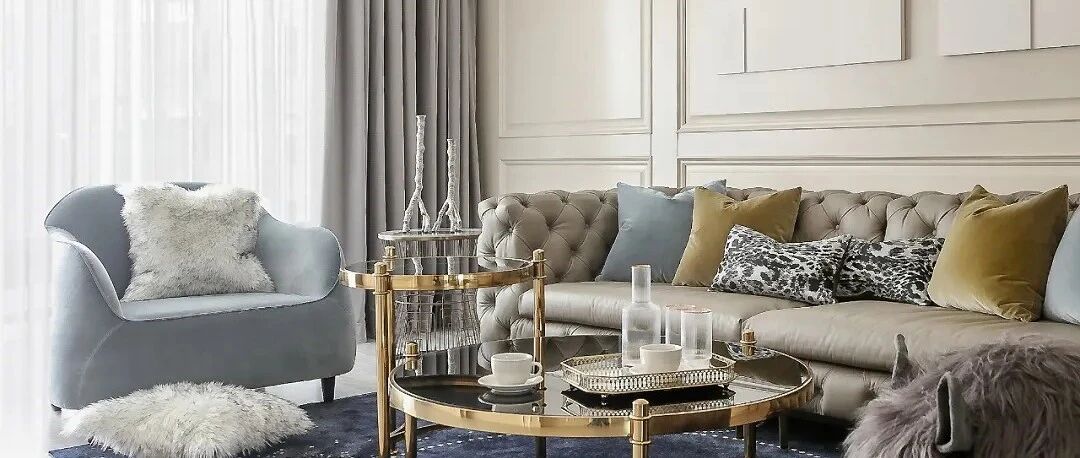 160㎡​轻奢美式4室2厅，金属质感的点缀，诠释优雅舒适的高级品质