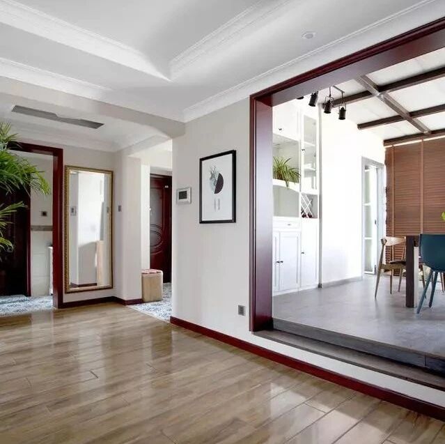 140平美式新房完工，邻居来参观完后，疯狂带人来参观我家阳台！