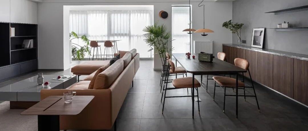 147㎡现代简约风，黑白灰的极简风格，装出高级范，太有格调了！