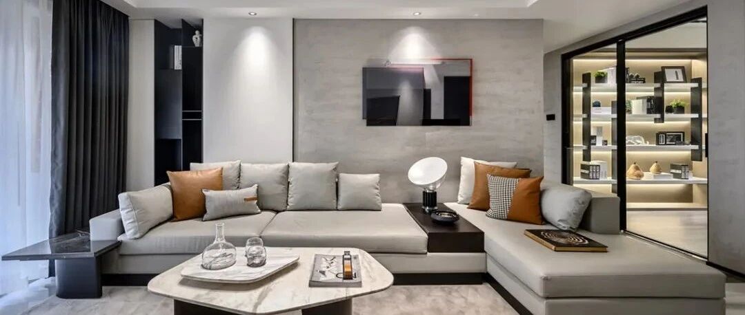 126㎡现代轻奢，华丽优雅的空间，遇上精致舒适的软装