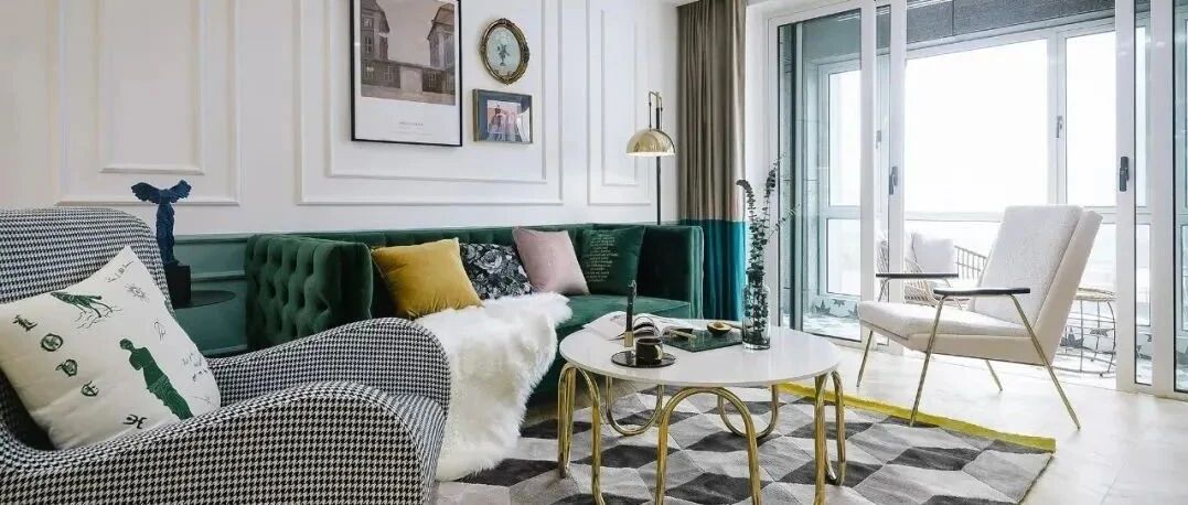 120㎡现代简美轻奢两室，全屋鱼骨拼，衣帽间是真的大！