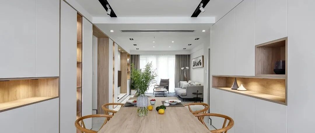 146㎡现代简约，淡雅洁净空间，大方舒适家具，美观实用两不误