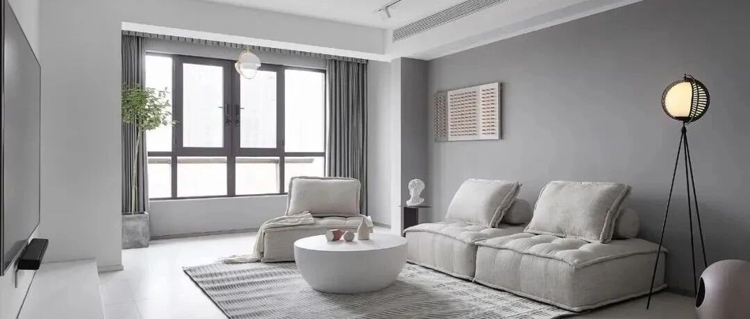 120㎡极简风三居室，清雅的调性，超具治愈力，真正的避风港！