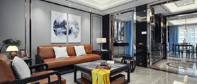 208平现代中式四房，进屋就看呆，全屋高端大气上档次，太赞了