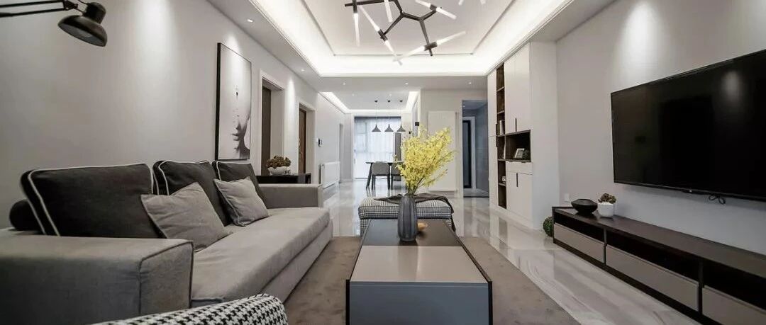 142㎡现代港式，餐厅与卧室的背景墙，简单却不一样！