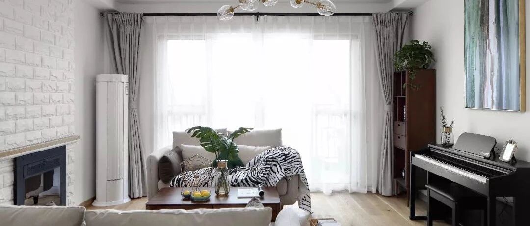 146平的北欧风四居室，文化砖搭配花砖，显得很文艺