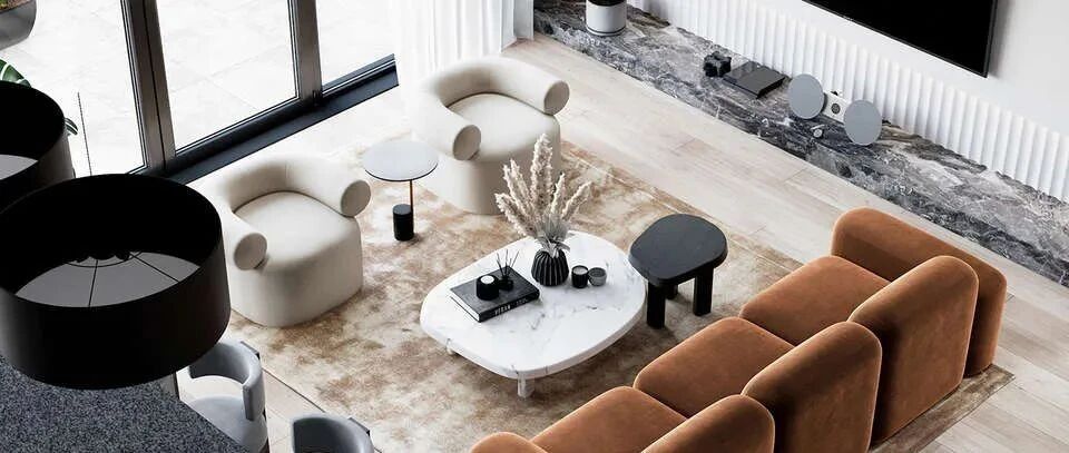 140㎡只装修两居室，轻奢风格设计时尚优雅，狂甩别墅几条街！