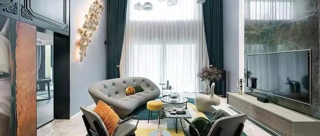 280m²现代轻奢风这样装美出了新境界，非凡的品味与气质，太能撩人