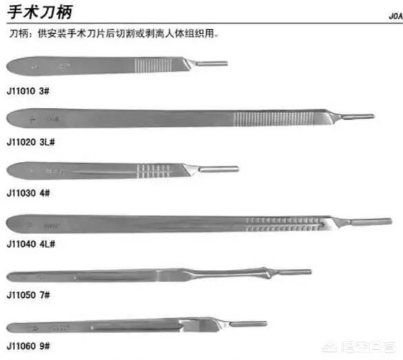 手术刀的刀片怎么安装外科医生手术刀的种类型号，怕是比女生口红的种类型号，还要多。_https://www.jmylbn.com_新闻资讯_第7张