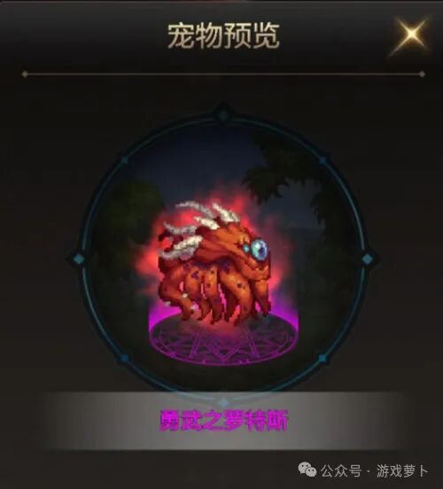 dnf手游罗特斯宠物属性一览:怎么获得?值得入手吗?