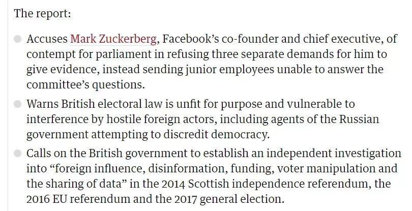 英国政府指责Facebook是