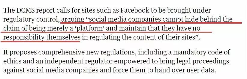 英国政府指责Facebook是