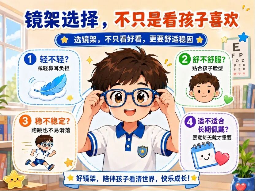 儿童镜架选择
