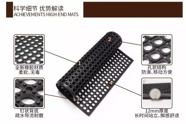 防滑抗疲劳地垫
