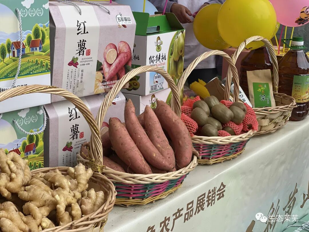 莱芜区乡村振兴特色农产品展销活动启动