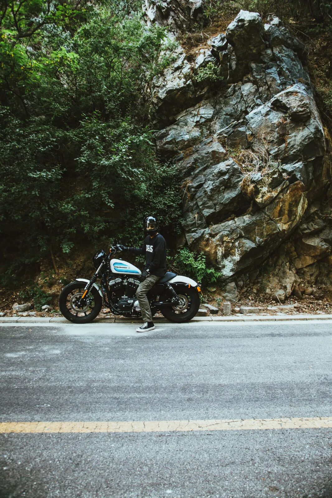 哈雷戴维森iron1200让我在秋天里无法自拔