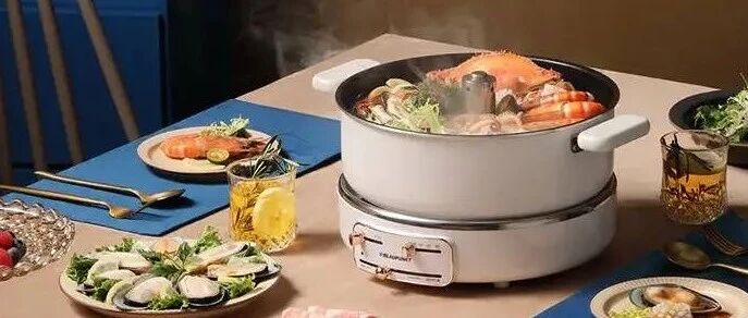 这才是“海底捞月”！自动升降电火锅，涮、煮、烤...样样行！