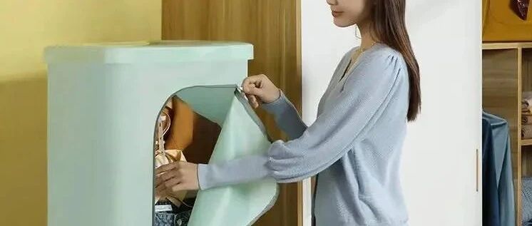 衣物烘干＋除螨＋收纳，这个折叠干衣机，让你随时穿上干爽又卫生的衣服！