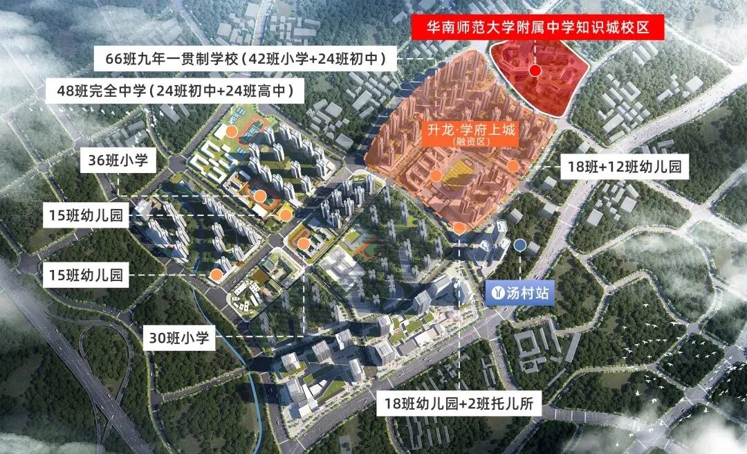 华附旁！黄埔升龙学府上城推新！学位房买家必看！