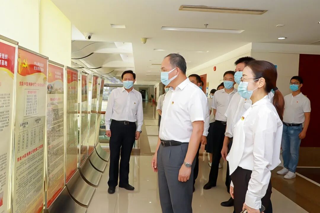 中山市市长危伟汉到访完美调研工作