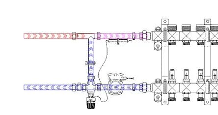 机电安装42种暖通空调系统原理动态图-云南专业地暖净水空调新风
