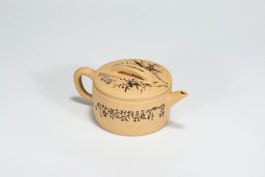 【隽器】— 6767储建锋制黄松刻绘 · 汉棠石瓢 & 汉瓦_紫砂_作品