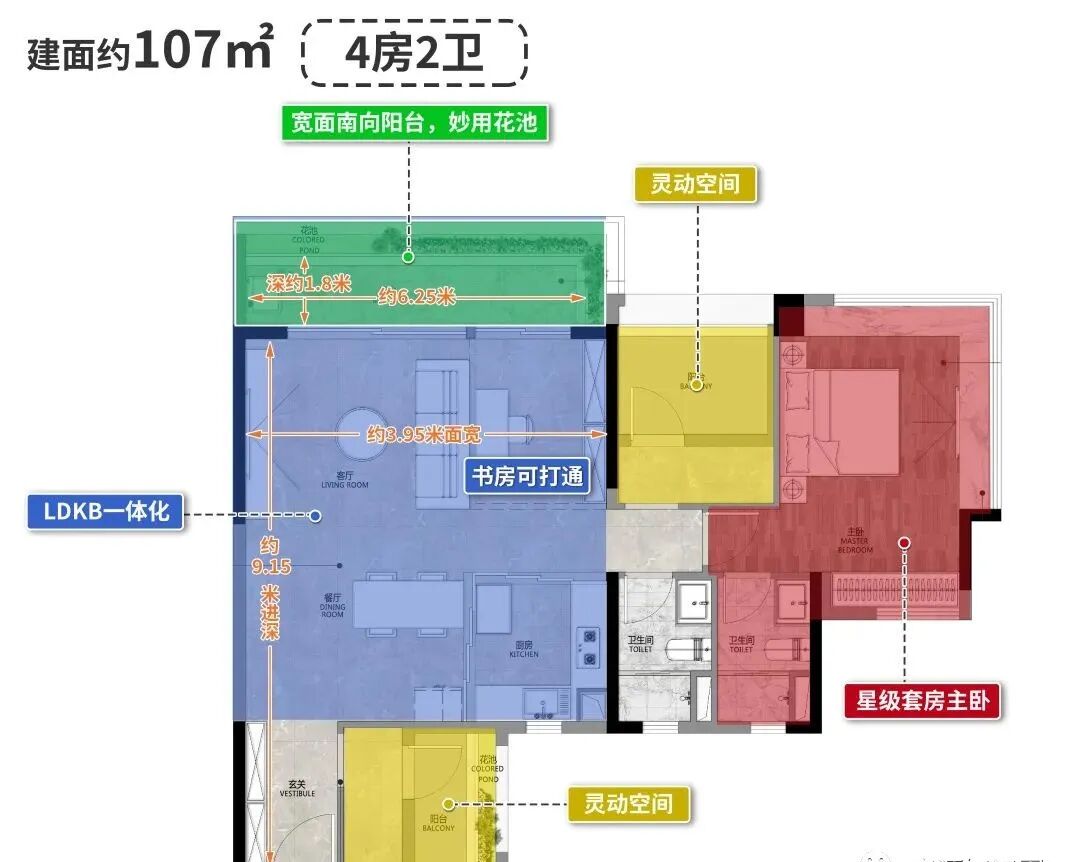保利和悦滨江9月加推3栋，参考价3.8-4.3万/㎡！