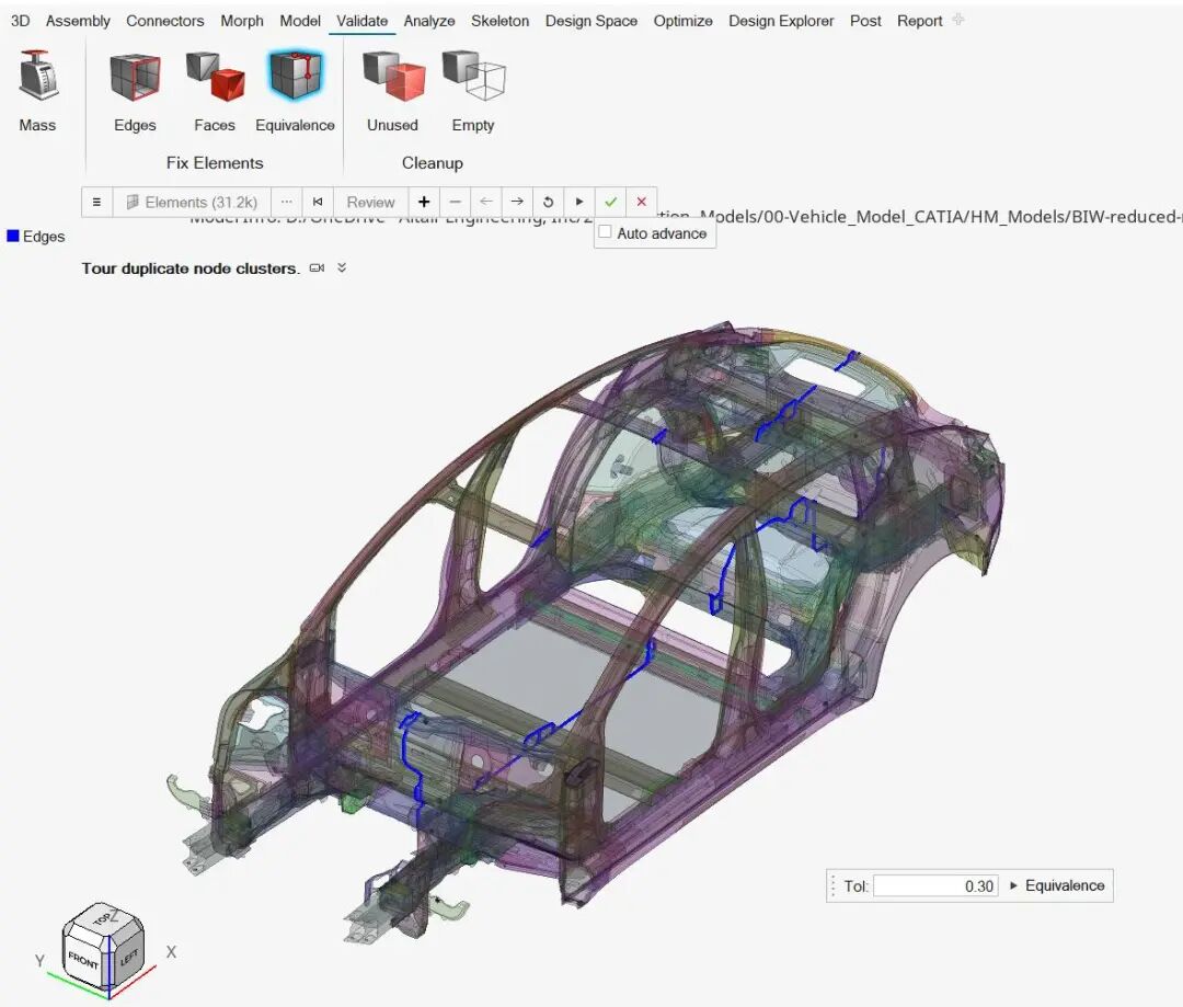 技术干货丨乘用车高频电磁网格划分指南（HyperMesh for Feko）的图20