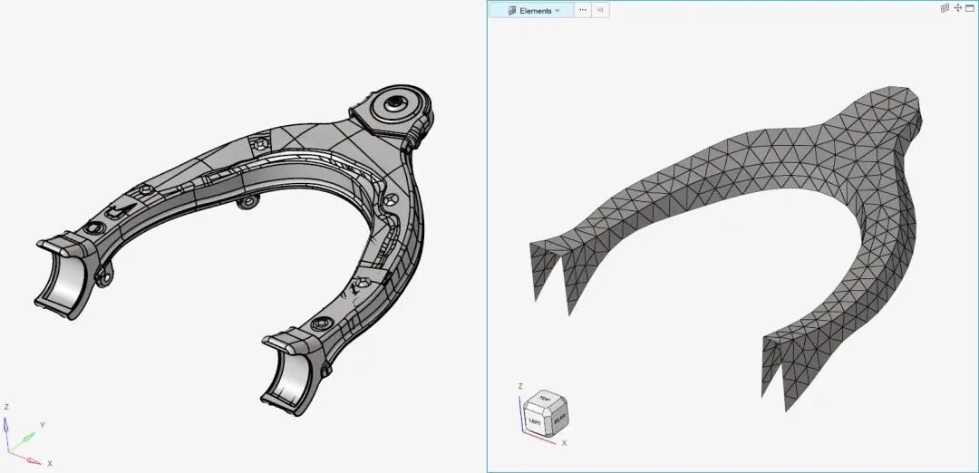 技术干货丨乘用车高频电磁网格划分指南（HyperMesh for Feko）的图11