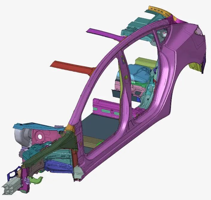技术干货丨乘用车高频电磁网格划分指南（HyperMesh for Feko）的图19
