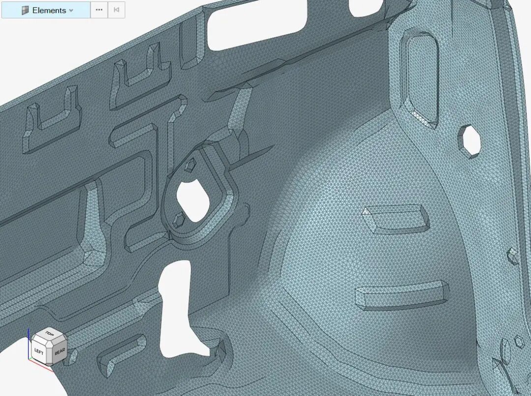 技术干货丨乘用车高频电磁网格划分指南（HyperMesh for Feko）的图23