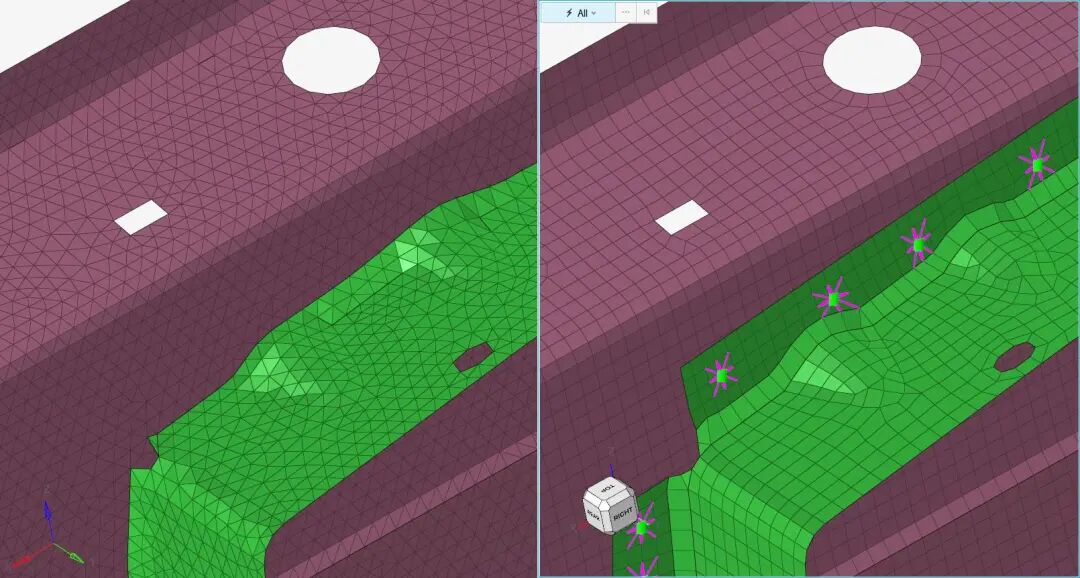技术干货丨乘用车高频电磁网格划分指南（HyperMesh for Feko）的图3