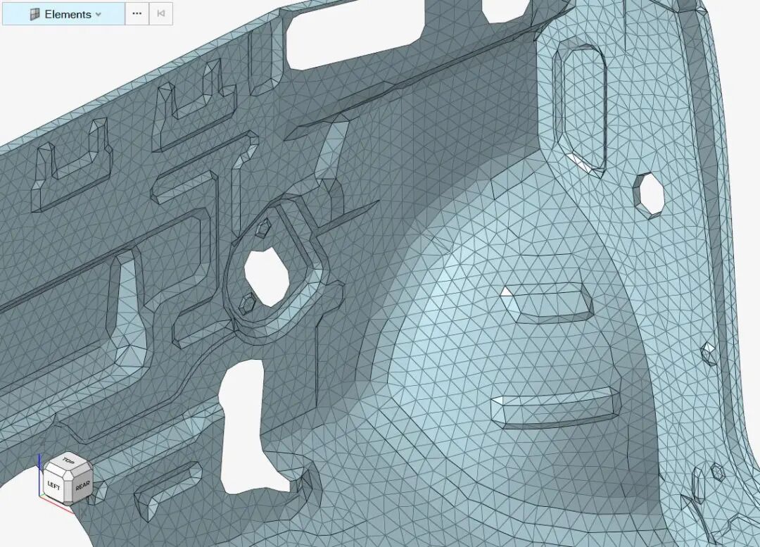 技术干货丨乘用车高频电磁网格划分指南（HyperMesh for Feko）的图21