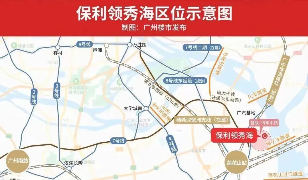 保利领秀海，广州*便宜的江景房！