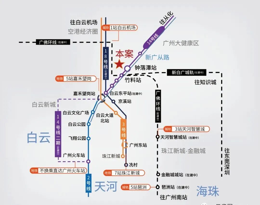 广州白云【越秀白云星汇城】总价150万起！