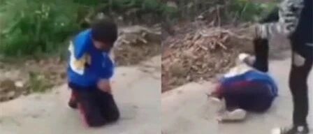 小学生遭欺凌衣服被塞鞭炮，跪地无助哭喊，教育局回应