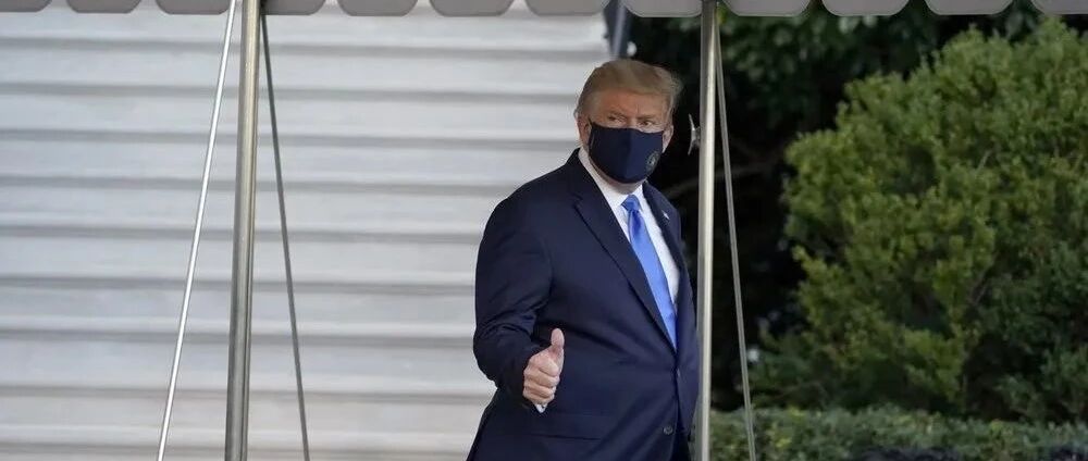 特朗普出现低烧、感冒等症状，入院接受治疗！