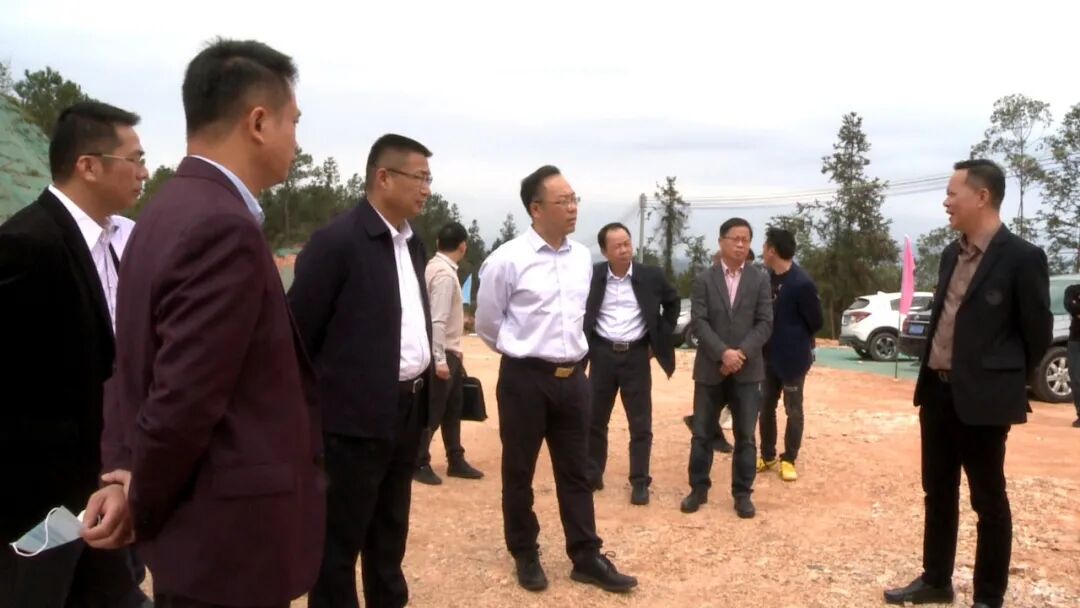 市领导王哲到我县参加产业招商项目落地巡查日活动