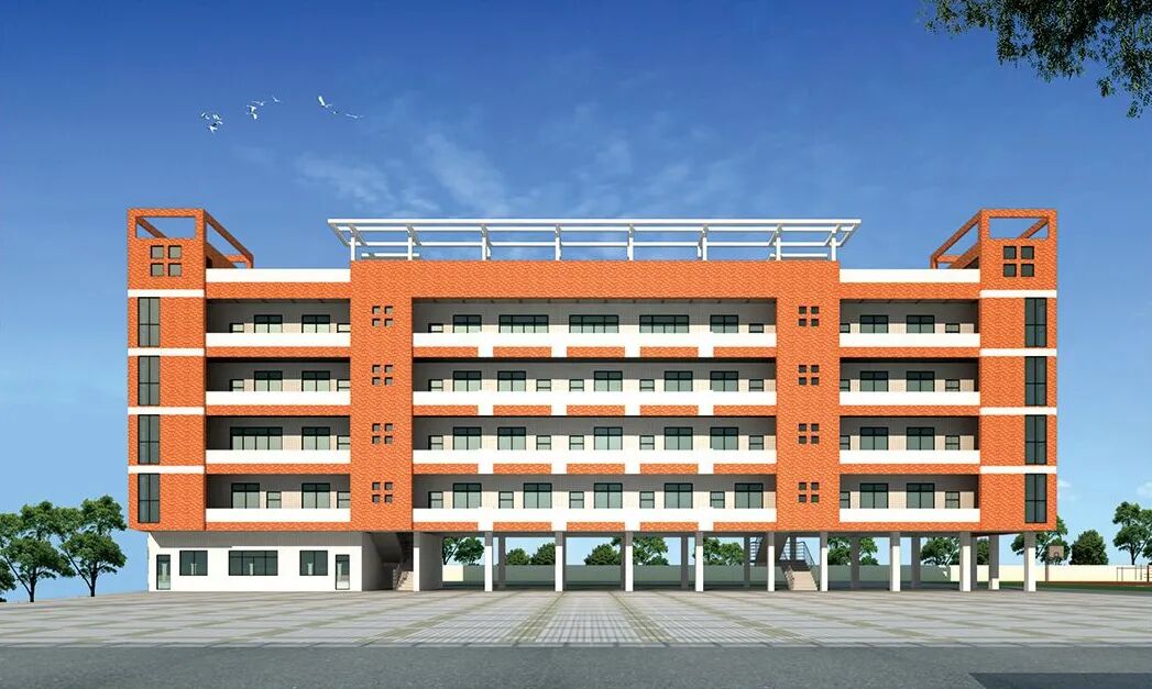 城南学校教学楼效果图广宁县南街街道中心幼儿园南街街道中心幼儿园