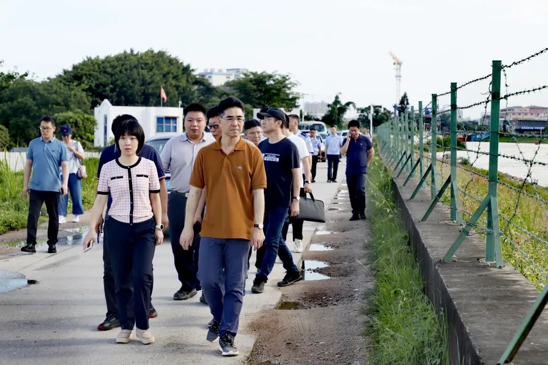 龙湖区委主要领导端午节期间开展防汛安全巡查