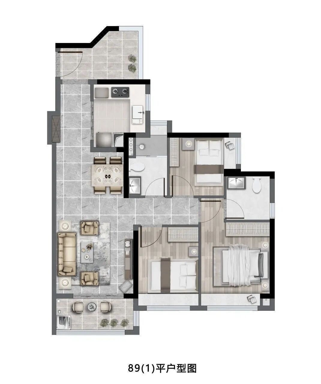 增城金地半山风华加推8栋，建面66-106㎡