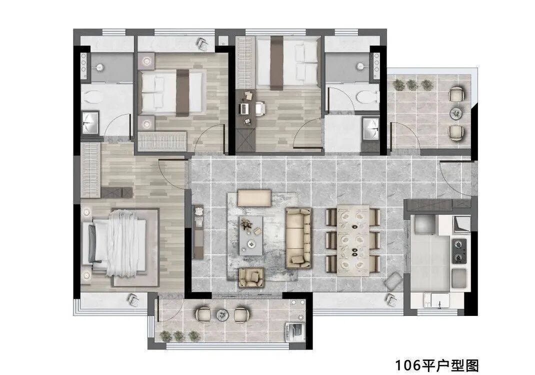 增城金地半山风华加推8栋，建面66-106㎡