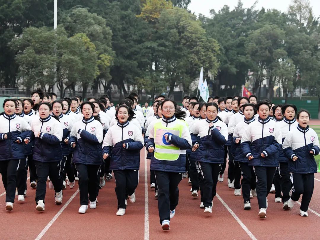 跑出青春加速度綿陽南山中學跑操大比武來了