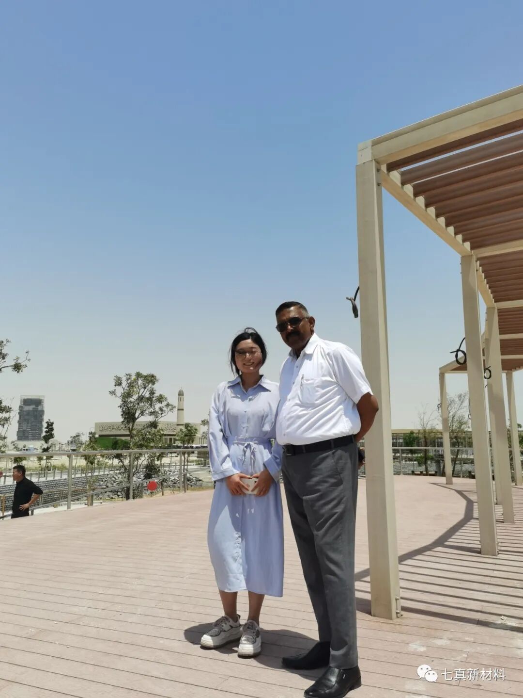 七真新材料2023年度客户拜访活动之卡塔尔世界杯项目