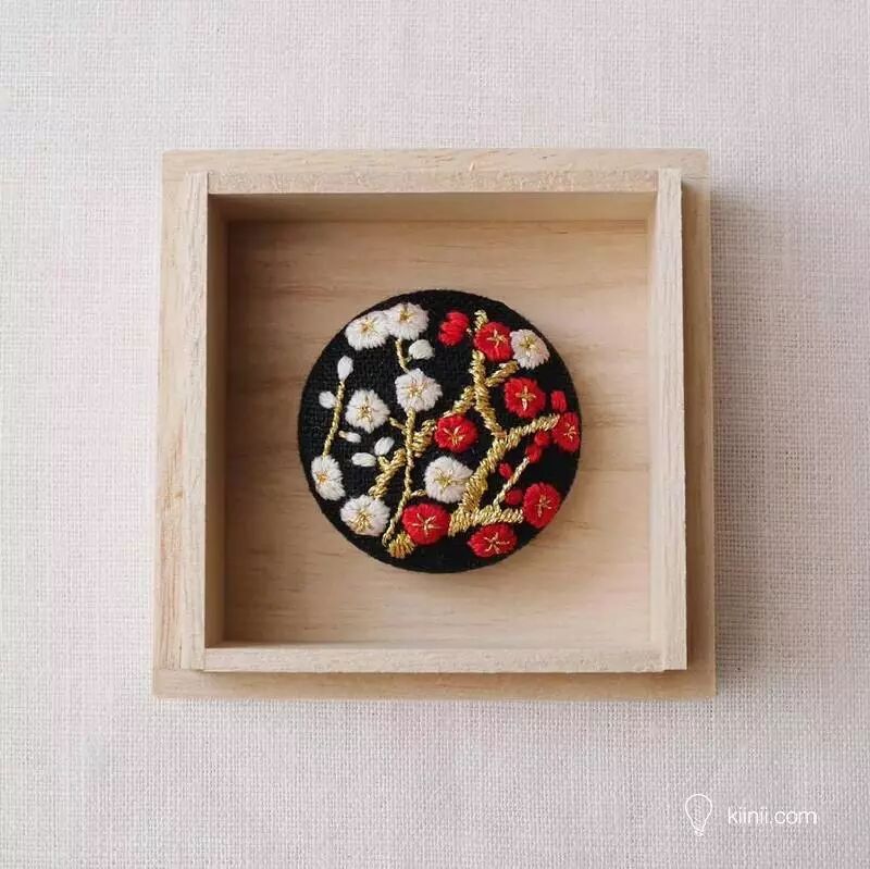 別樣的光琳模樣風格刺繡 Kiinii 微文庫