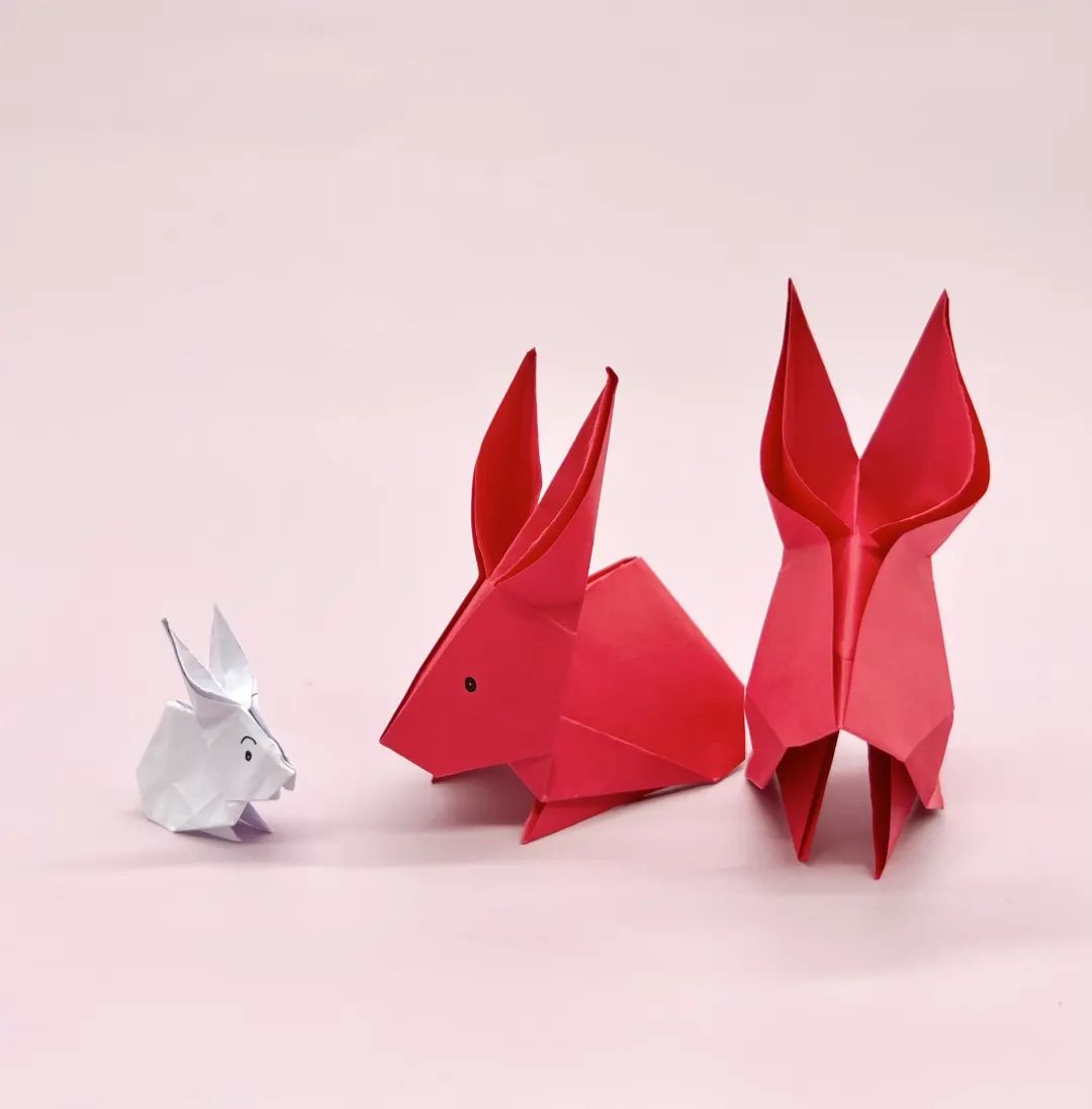 巧手折纸——叠一只小兔子吧！