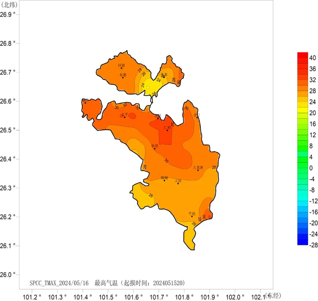 2024年05月15日 攀枝花天气